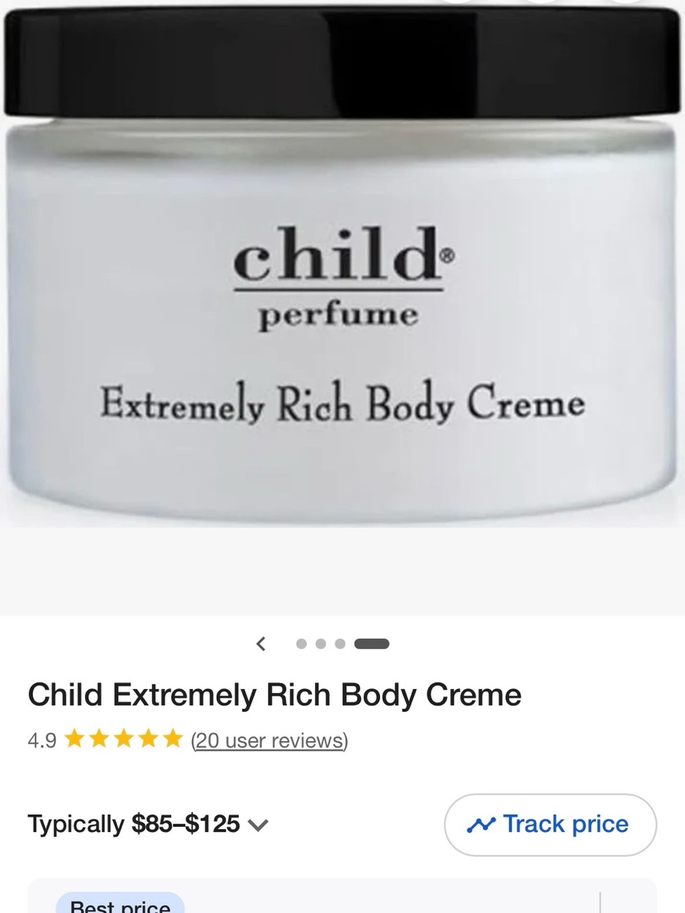 Extremely Rich Body Creme - White